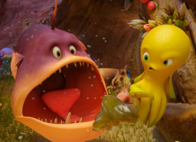 Deep, el pulpo�(2017), filme de animaci�n dirigido por el joven cineasta espa�ol,�Julio Soto Gurpide�(My Beautiful Dacia, 2009), abre con una espectacular secuencia en la que se muestra el inicio de la destrucci�n del mundo mediante tormentas, inundaciones y monta�as de basura.  - ENFILME.COM